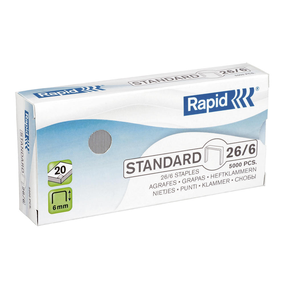 Rapid Heftklammer Standard 24861800 26/6 5.000