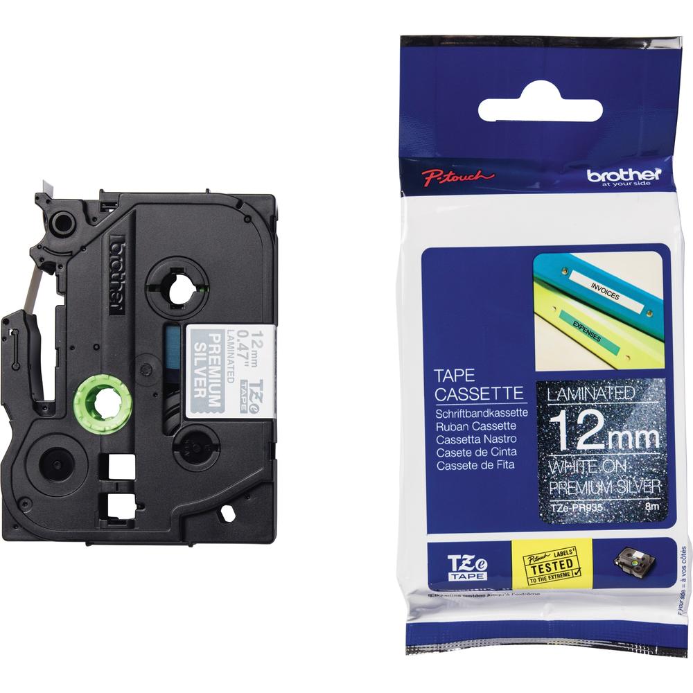 P-touch Schriftbandkassette TZEPR935 12mmx8m sw