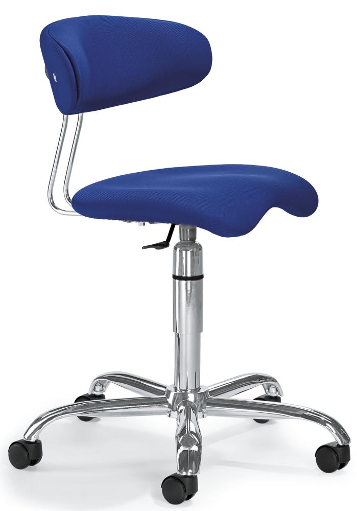 Drehstuhl SITNESS MEDICO | Blau | Stoff