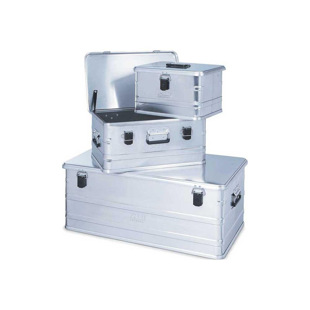 Profi-Aluminium Transportkiste Comfort 73 Liter | ohne Stapelecken | 73,00