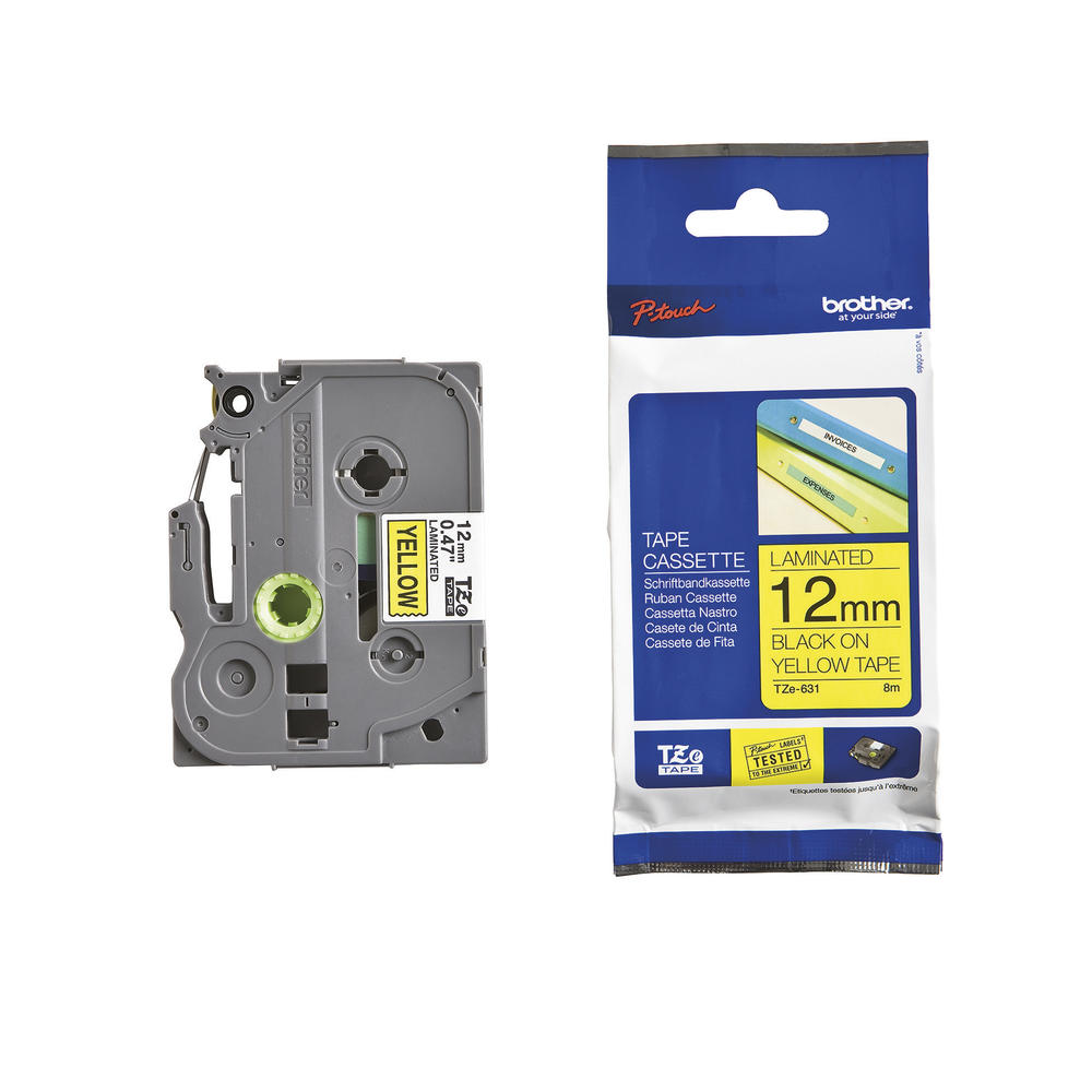 P-touch Schriftbandkassette TZE631 12mmx8m