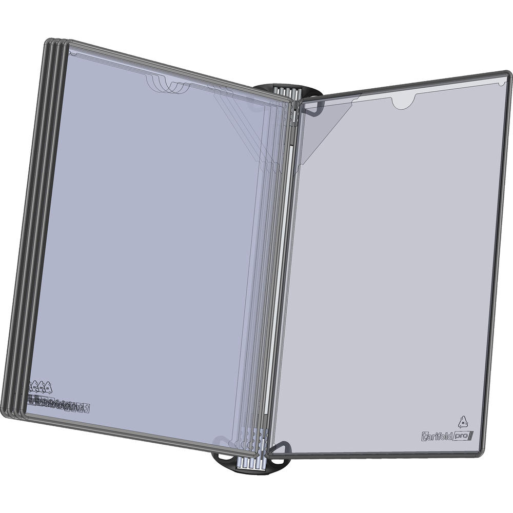 Tarifold Wandelement PRO 920304 A4 5Tafeln PVC sw