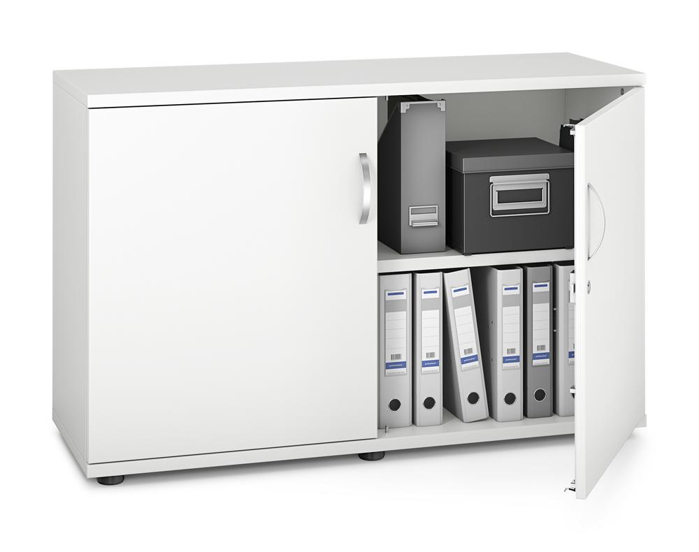Flügeltürenschrank iMODUL | Weiß | 1200