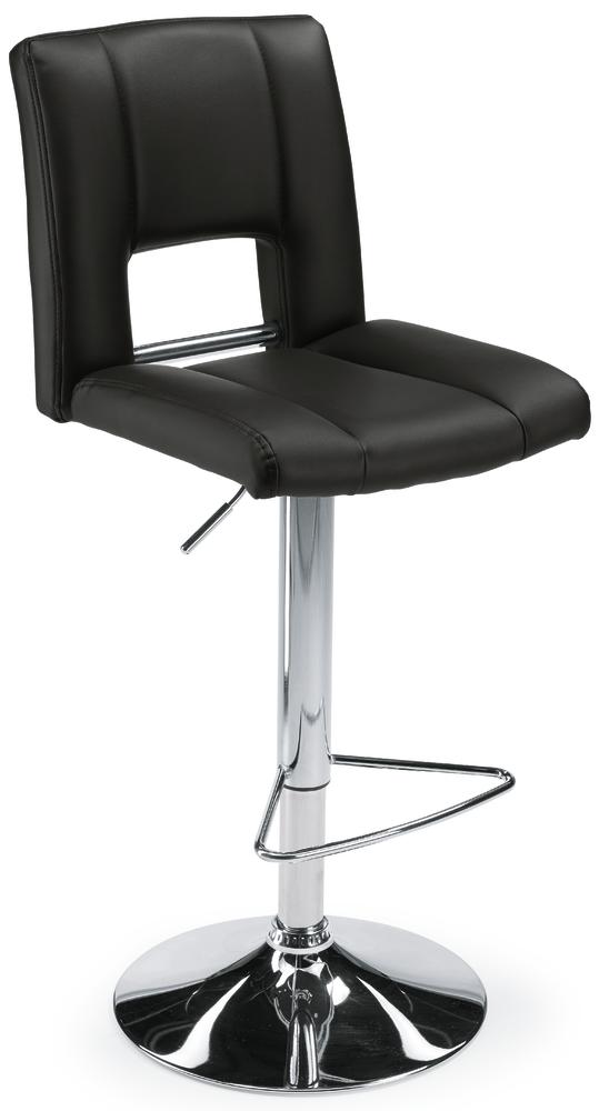 Barhocker ANZIO | Schwarz | Kunstleder