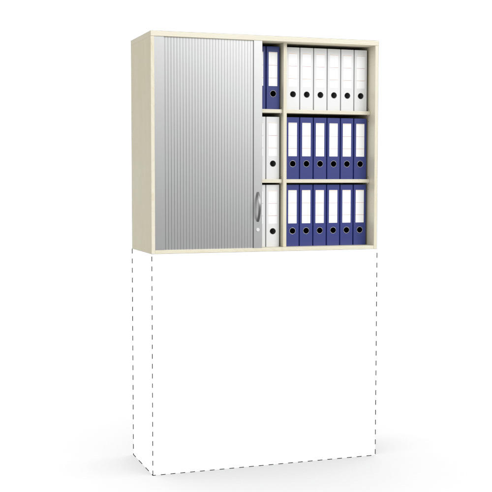 Rollladen-Aufsatzschrank MULTI MODUL | Ahorndekor