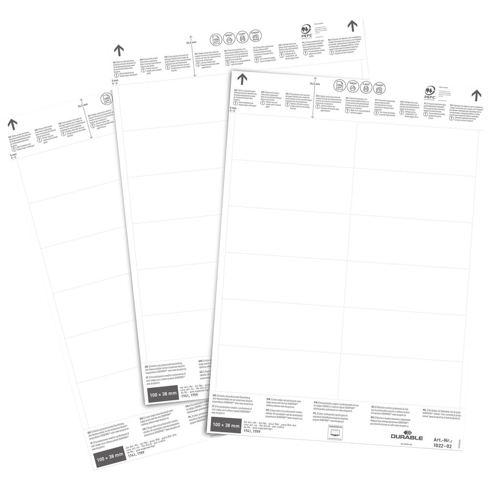 DURABLE Einsteckschild 102202 Logistiktaschen