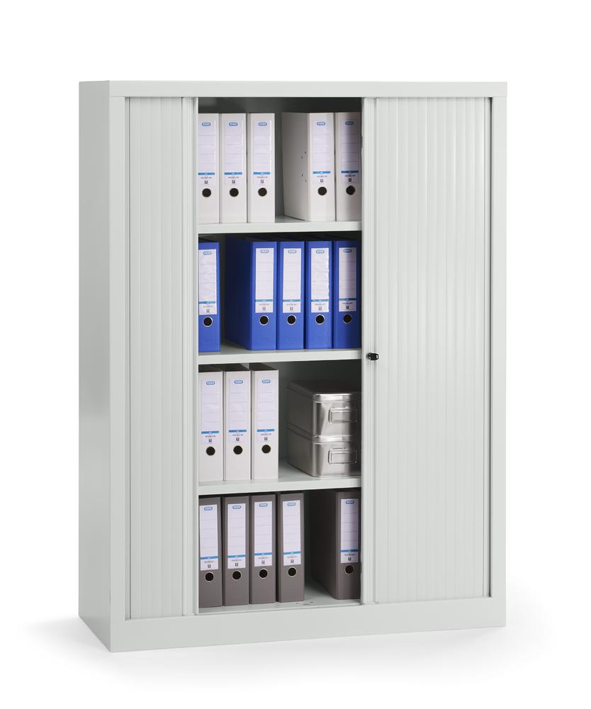 Rollladenschrank | Lichtgrau RAL 7035 | 1000 | 1600 mm (4 OH) | 3-Punkt-Schliessung