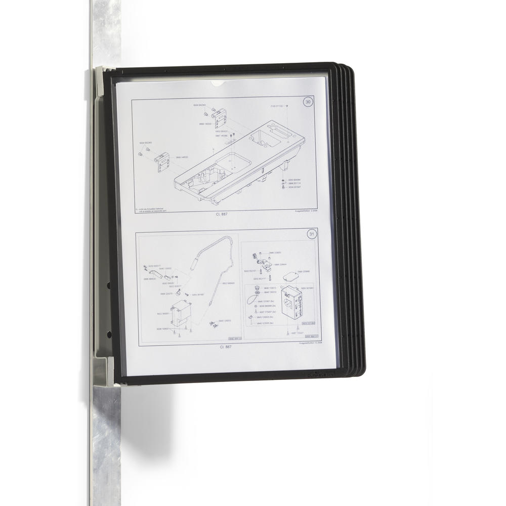 DURABLE Sichttafelwandhalter MAGNET WALL 5