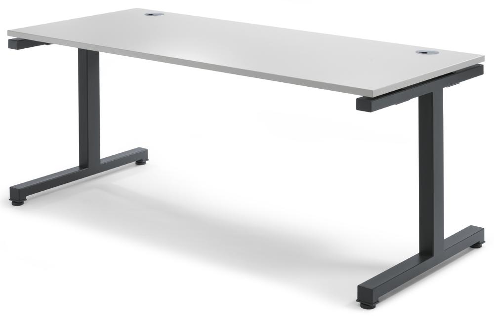 Schreibtisch BASIC 2.0 MULTI MODUL | Lichtgrau | 1800 | Anthrazit