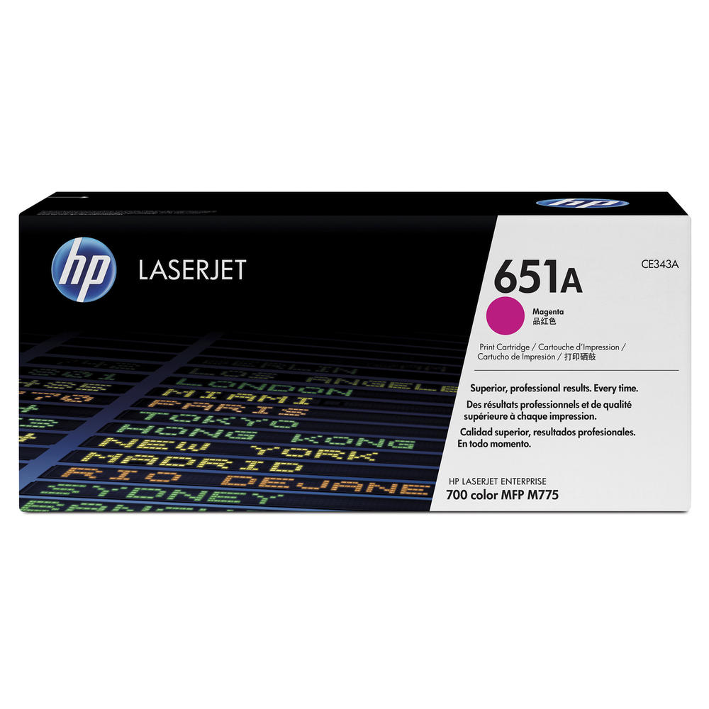 HP Toner CE343A 651A 16.000Seiten magenta