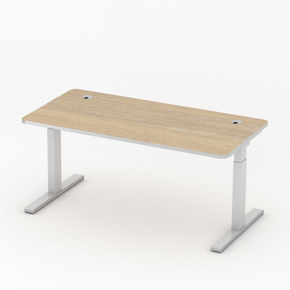 Schreibtisch Rechteckform iMODUL | Eiche hell | 1200 | Rechteck