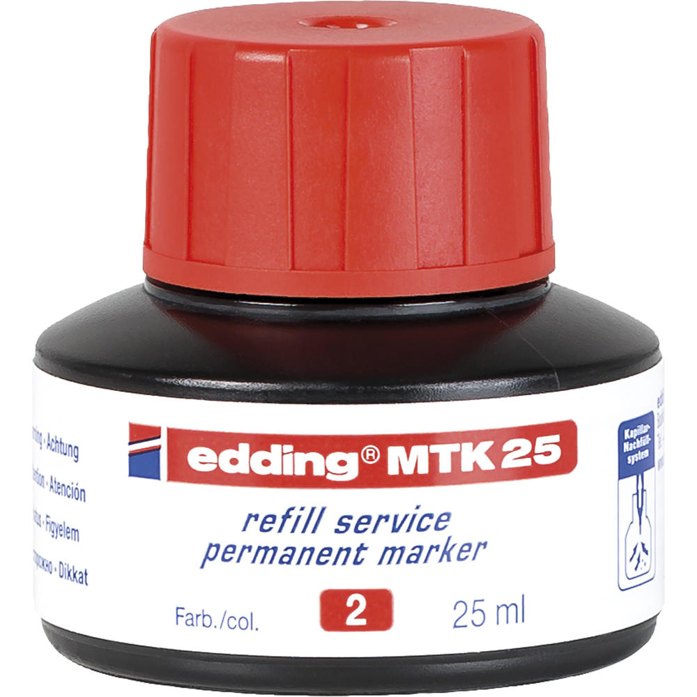 edding Nachfülltusche MTK 25 4-MTK25002 25ml rot
