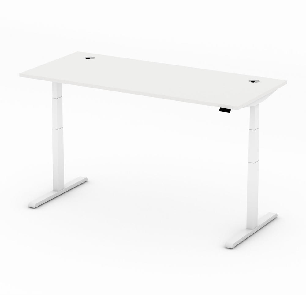 Höhenverstellbarer Schreibtisch PRO MULTI MODUL | Weiß | 1800 | Weiß
