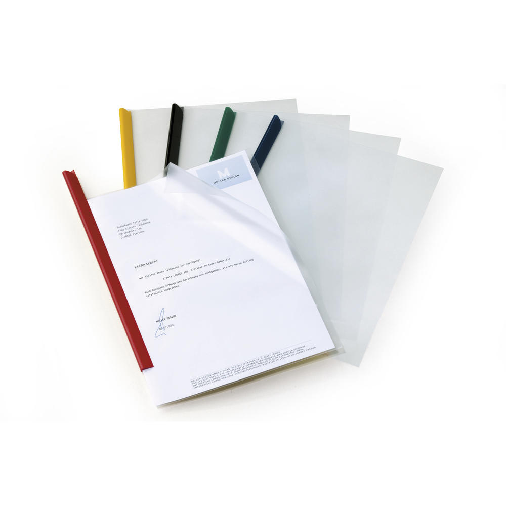 DURABLE Klemmschienenhülle 292619 DIN A4 PP