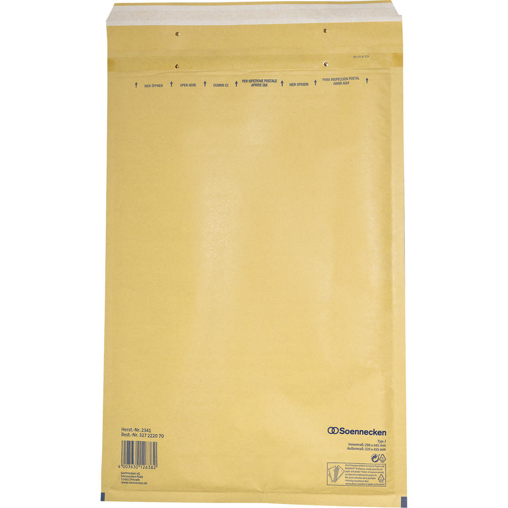 Soennecken Luftpolstertasche 2341 Größe J/6 braun