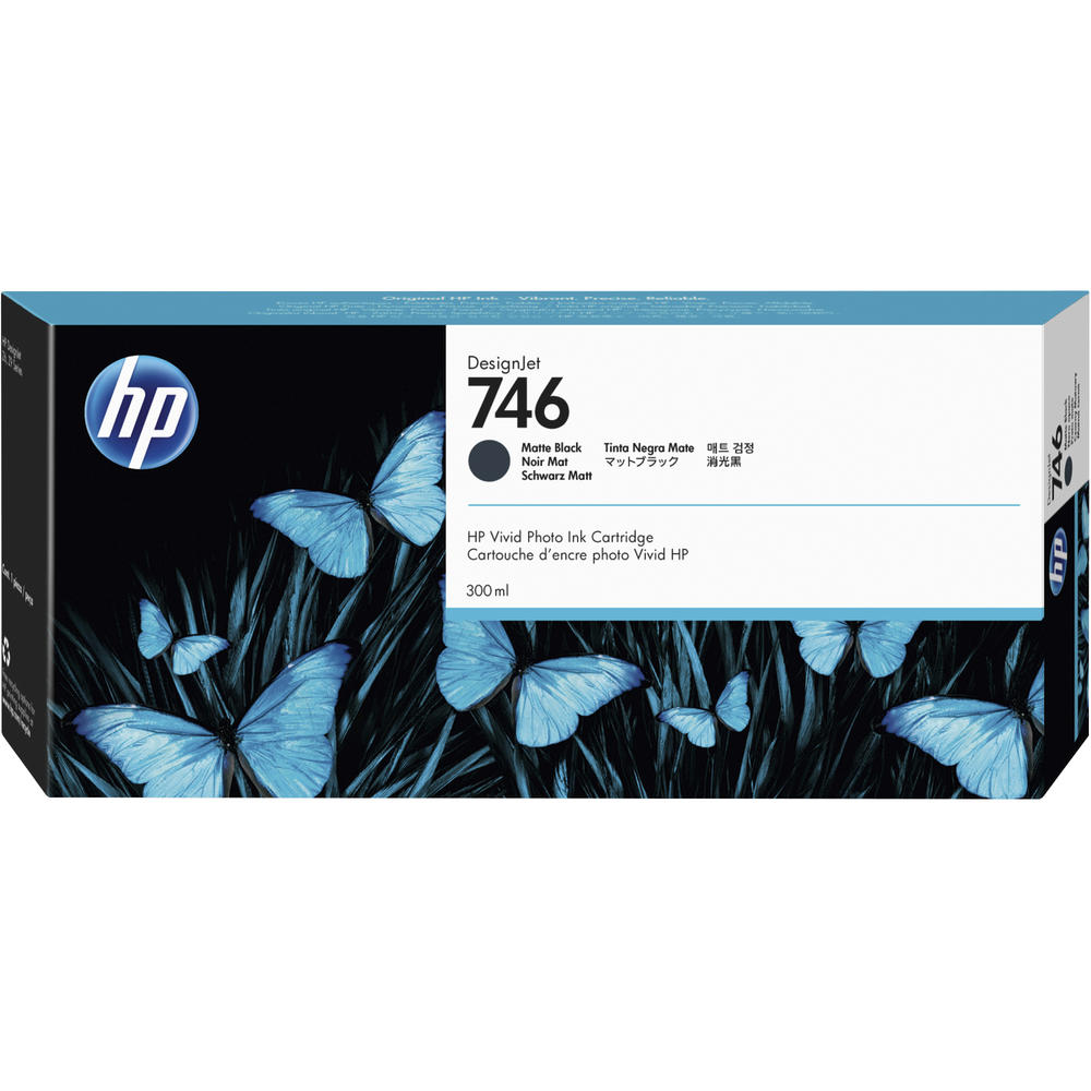 HP Tintenpatrone P2V83A Nr.746 300ml mattschwarz