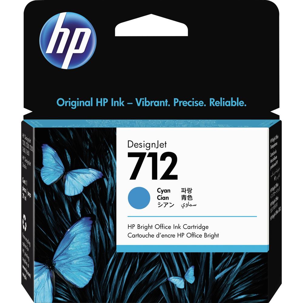 HP Tintenpatrone 3ED67A 712 29ml cyan