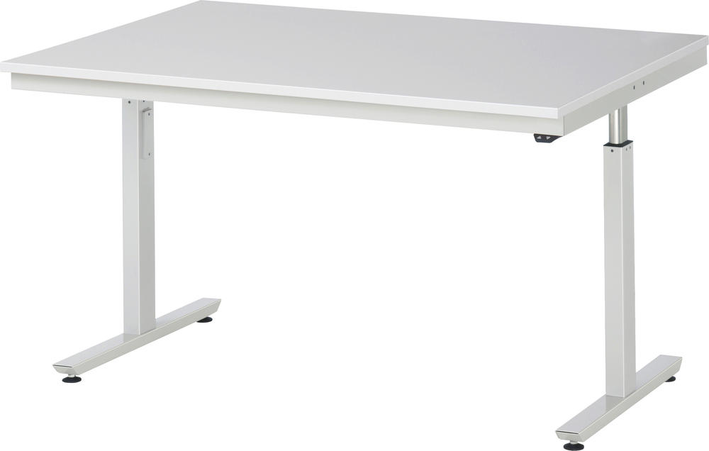 Werkbank SERIE E3 - Flächenlast bis zu 300 kg | 1500 | 1000 | Melaminharz-Platte | 300