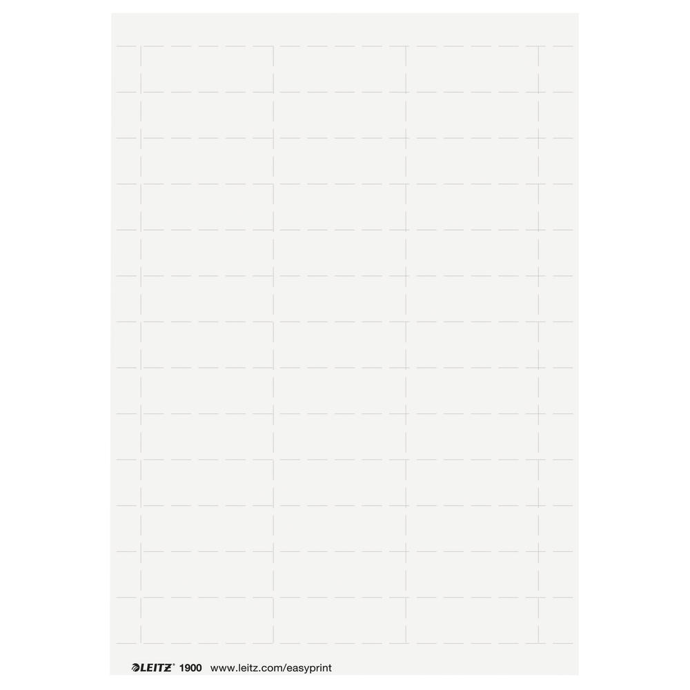 Leitz Beschriftungsschild 19000001 blanko 60x21mm
