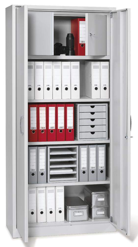 Flügeltürenschrank BASE LINE | Lichtgrau | 920