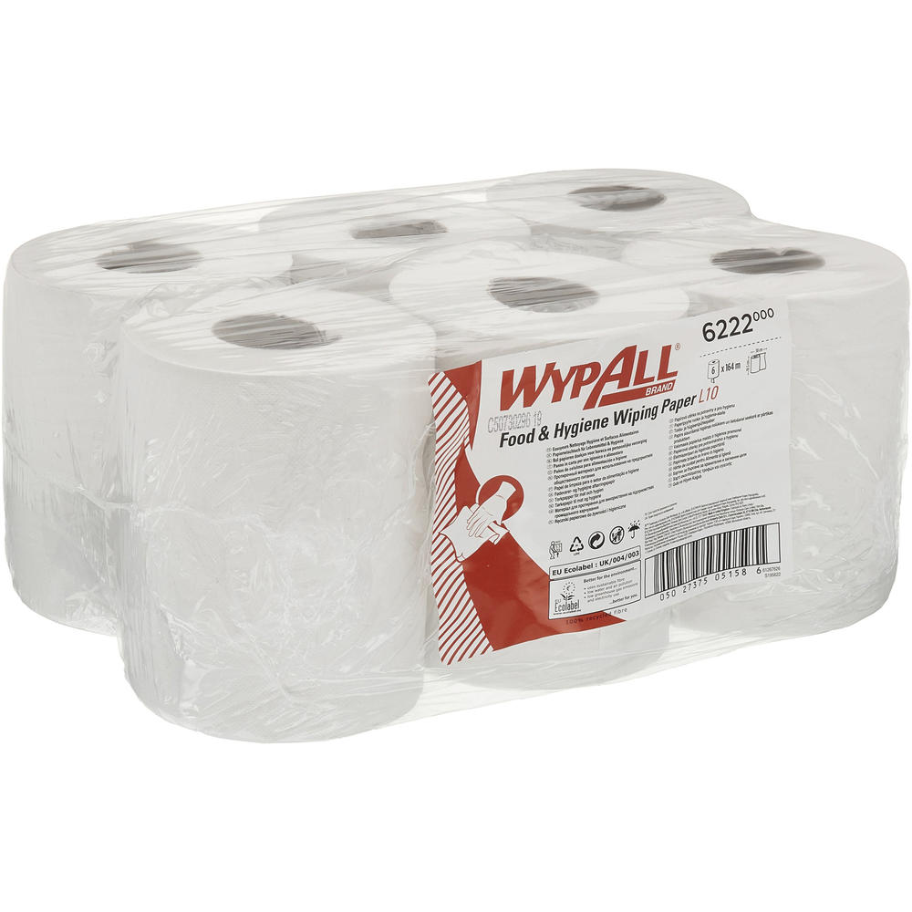 WYPALL Wischtuch Reach 6222 1lagig weiß 6x430