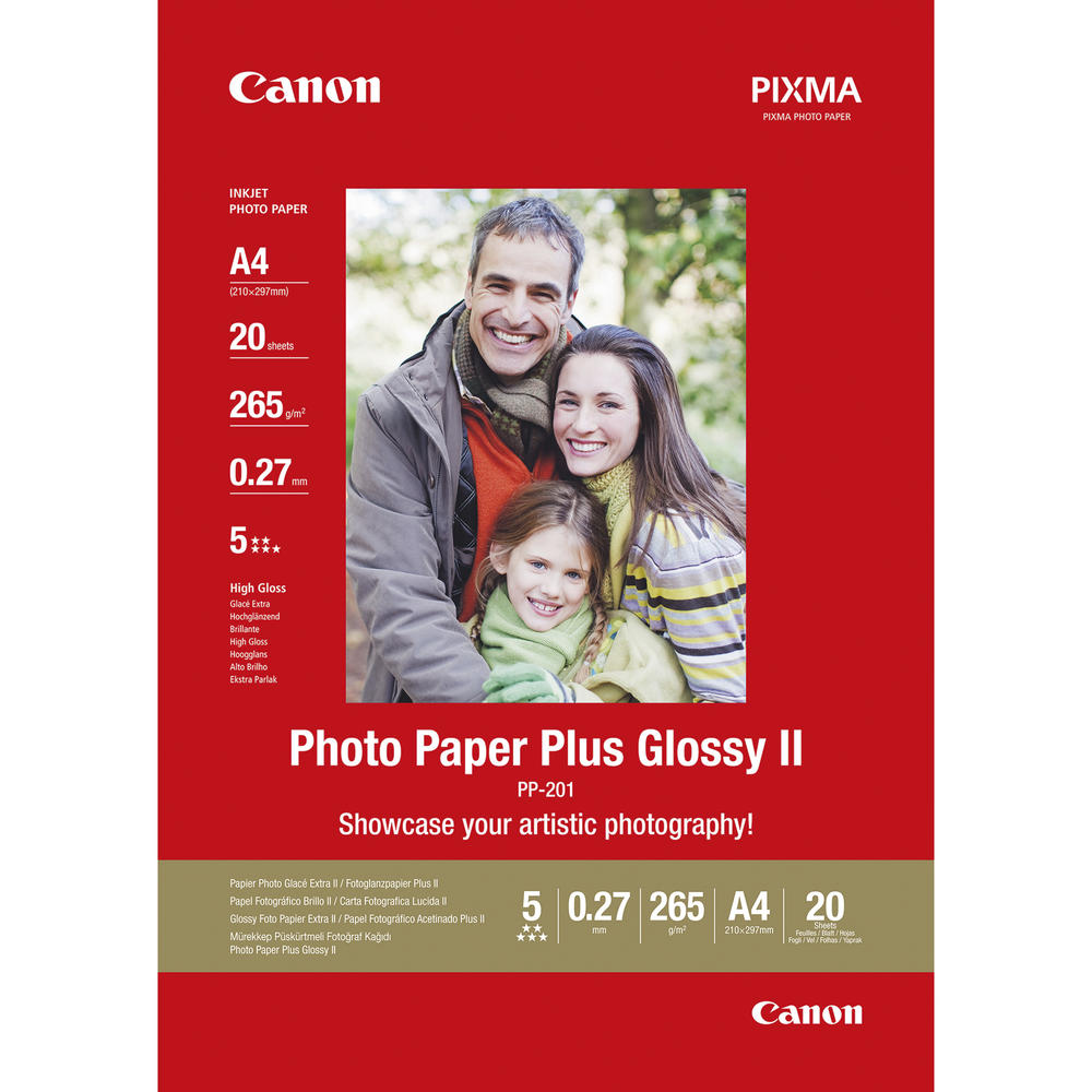 Canon Fotopapier Plus Glossy II 2311B019 DIN A4
