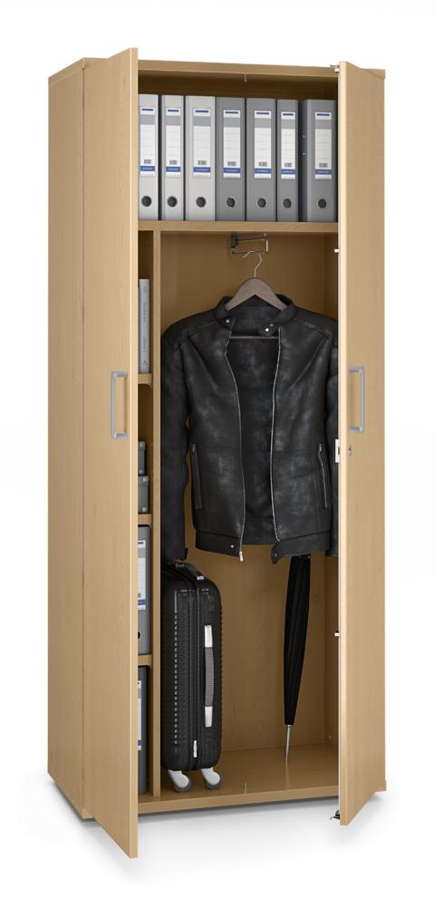 Garderobenschrank MULTI MODUL-PRO | Buchedekor | 800 | 1890 mm (5 OH)