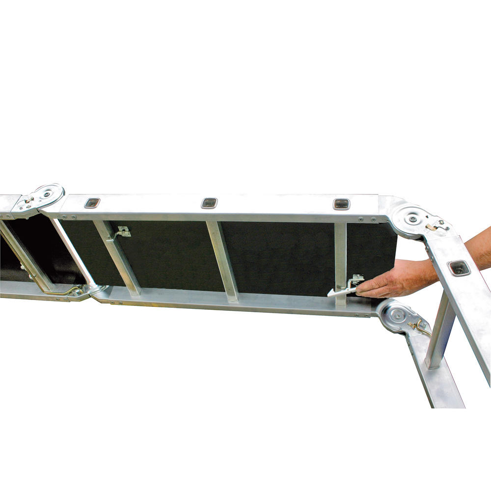 Combi-platformset voor ladders met scharnier