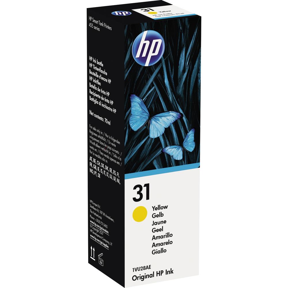 HP Tintenflasche 1VU28AE Nr.31 70ml gelb