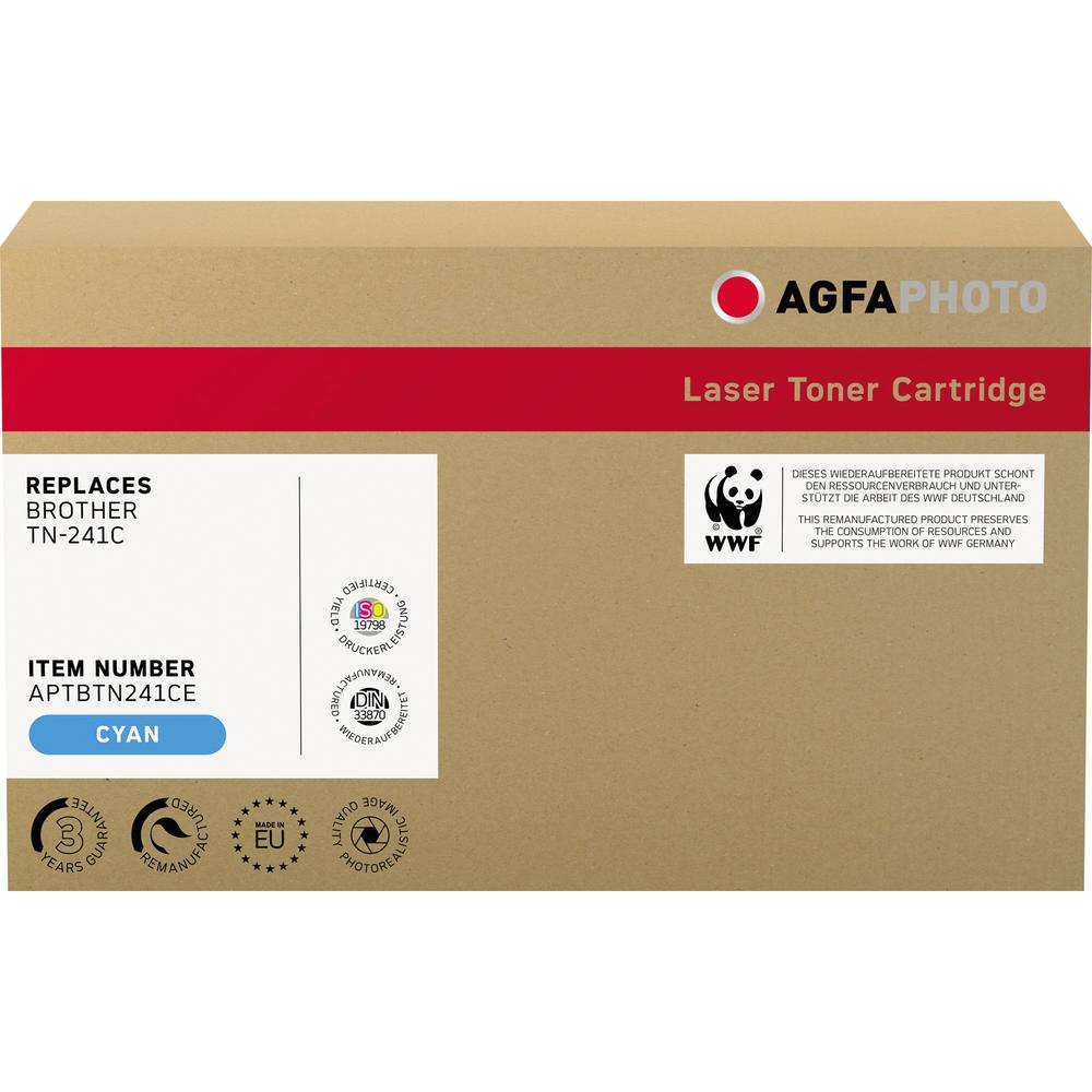 AgfaPhoto Toner APTBTN241CE wie Brother TN-241C