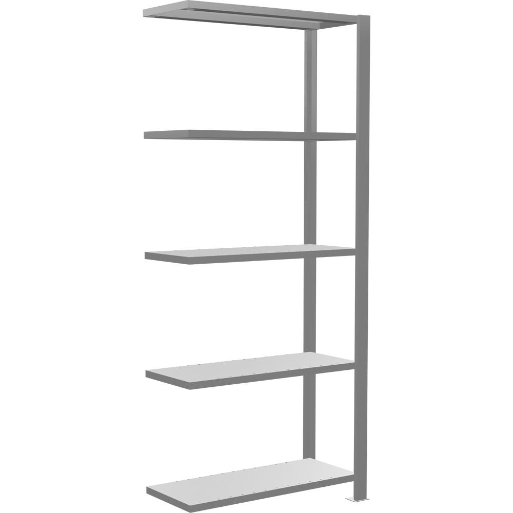 Steckregal ST 3000 - Anbauregal | Verzinkt | 1800 | mit Anschlagleiste | 750 | einseitige