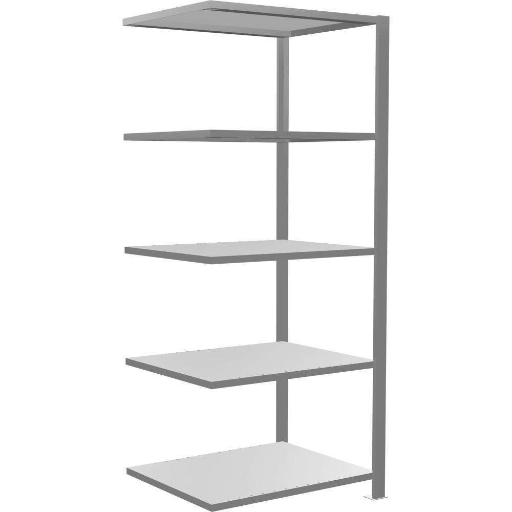 Steckregal ST 3000 - Anbauregal | Verzinkt | 1800 | ohne Anschlagleiste | 750 | beidseitige