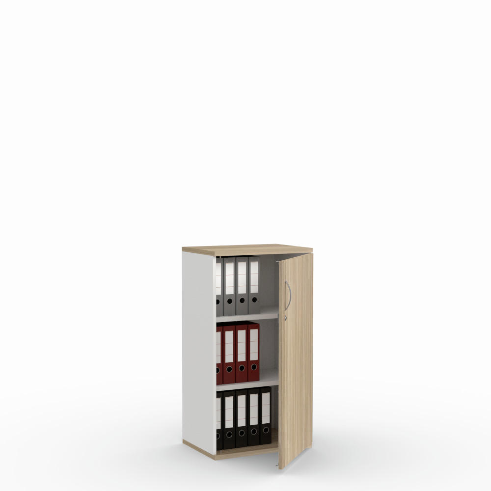 Flügeltürenschrank PROFI Bicolour | 600 | Türanschlag rechts