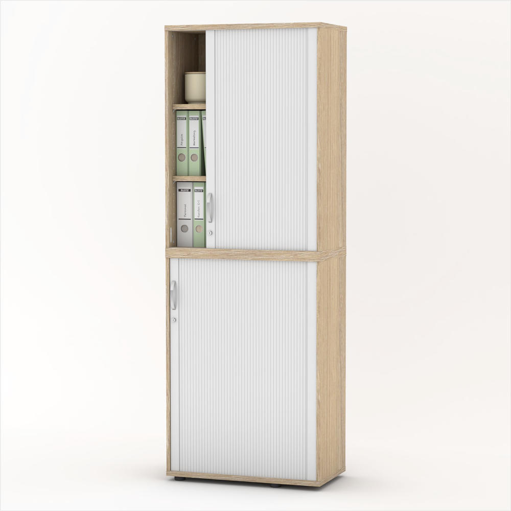 Rollladen-Aufsatzschrank PROFI MODUL | Eiche hell | 800 | 1140 mm (3 OH)