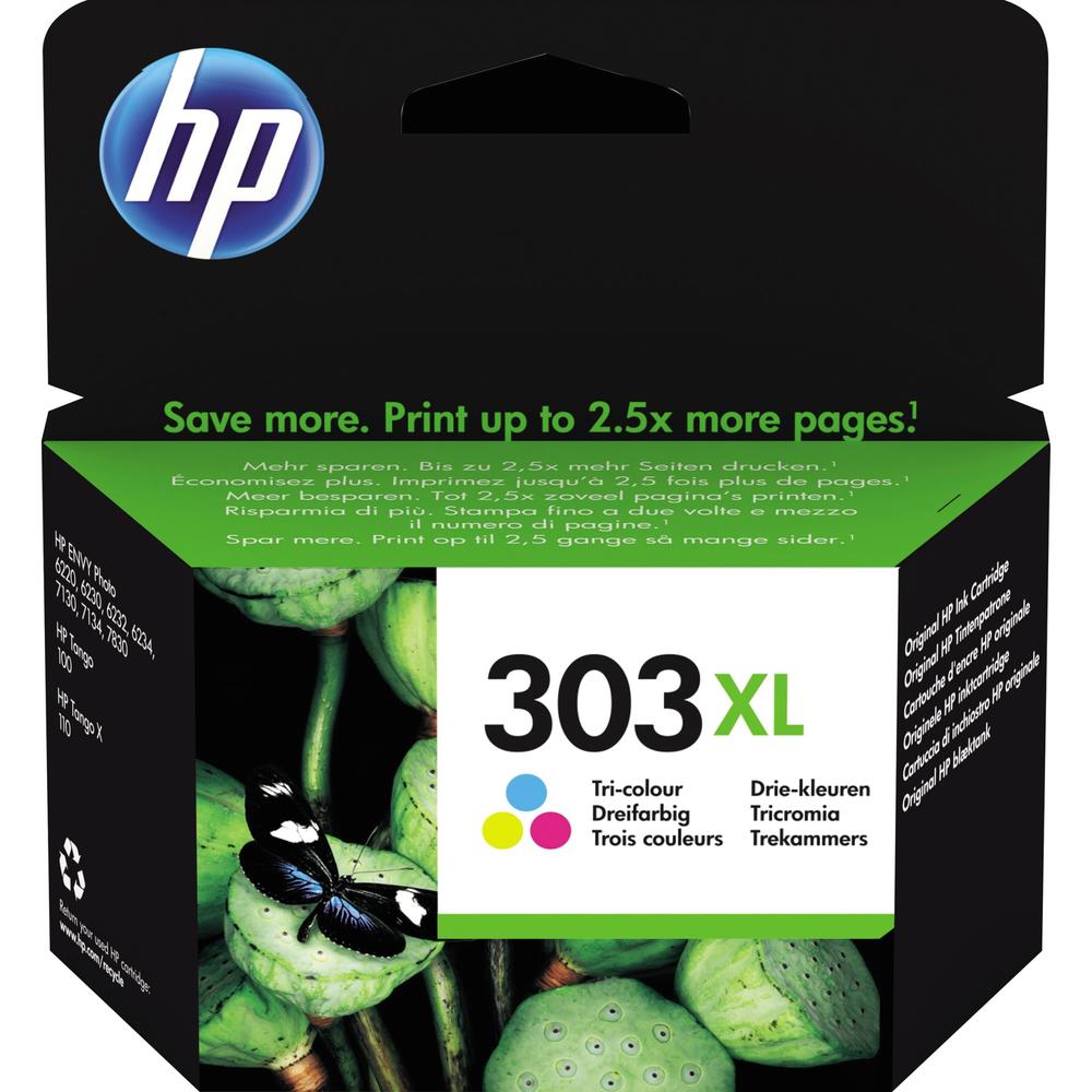 HP Tintenpatrone T6203AE 303XL dT6N03AE dreifarbig