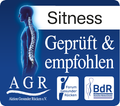 AGR Guetesiegel für Sitness: Geprüft und empfohlen AGR Guetesiegel für Sitness: Geprüft und empfohlen