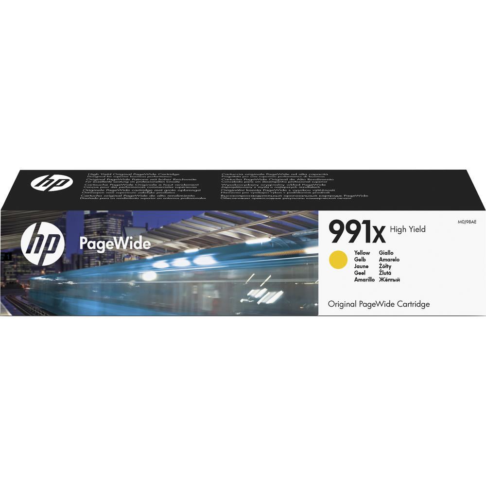 HP Tintenpatrone M0J98AE 991X 16.000Seiten gelb
