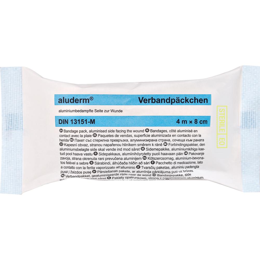 aluderm Verbandpäckchen 1003372 mittel 4mx8cm
