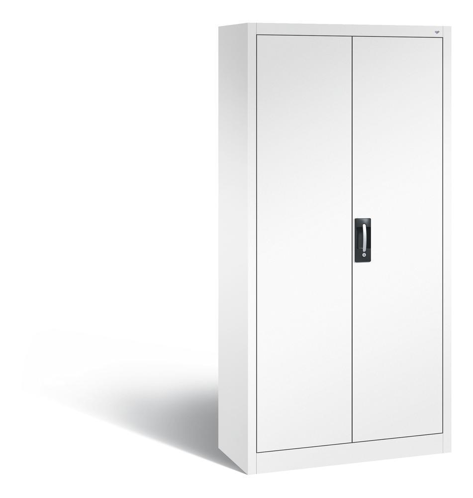 Flügeltüren-Stahlschrank ERGO LOCK 4 | Verkehrsweiß RAL 9016 | 930 | 400 | Verkehrsweiß RAL 9016