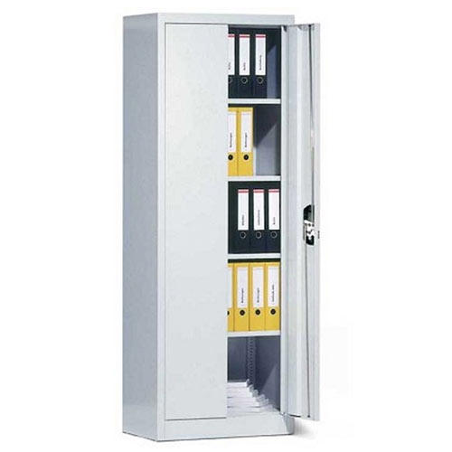 Flügeltüren-Stahlschrank ERGO LOCK 4 | Lichtgrau RAL 7035 | 930 | 400
