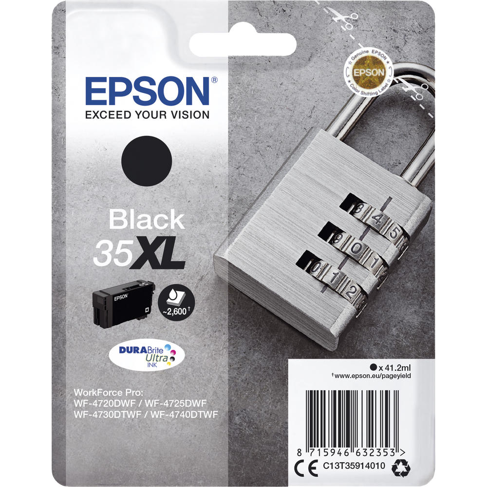 Epson Tintenpatrone C13T35914010 35XL 41,2ml