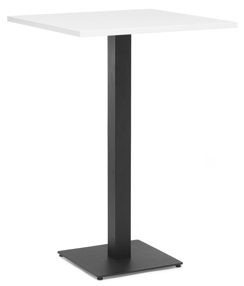 Cafeteria-/Stehtischsystem PARMA eckig | Weiß | 1125 | Schwarz