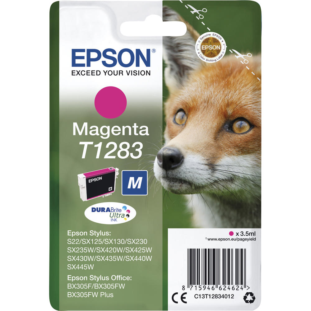 Epson Tintenpatrone C13T12834012 3,5ml magenta