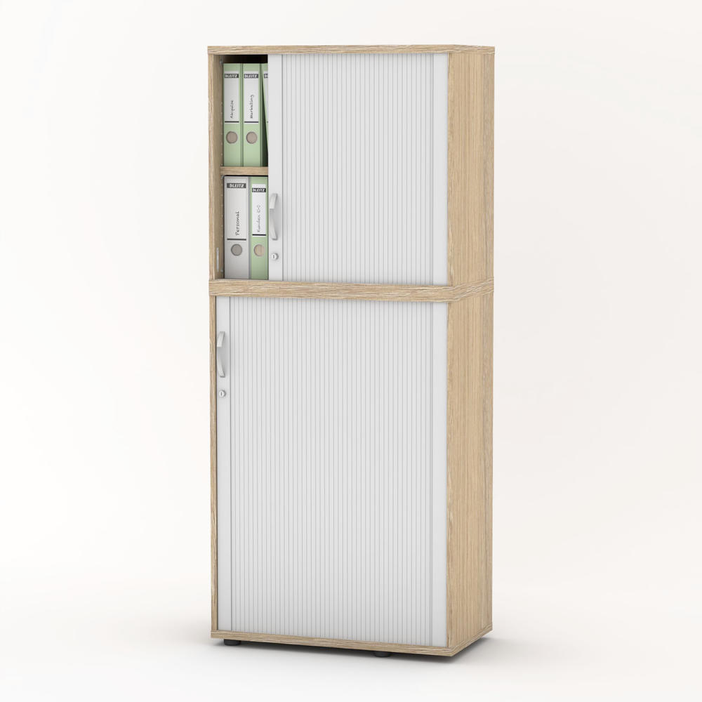 Rollladen-Aufsatzschrank PROFI MODUL | Eiche hell | 800 | 780 mm (2 OH)