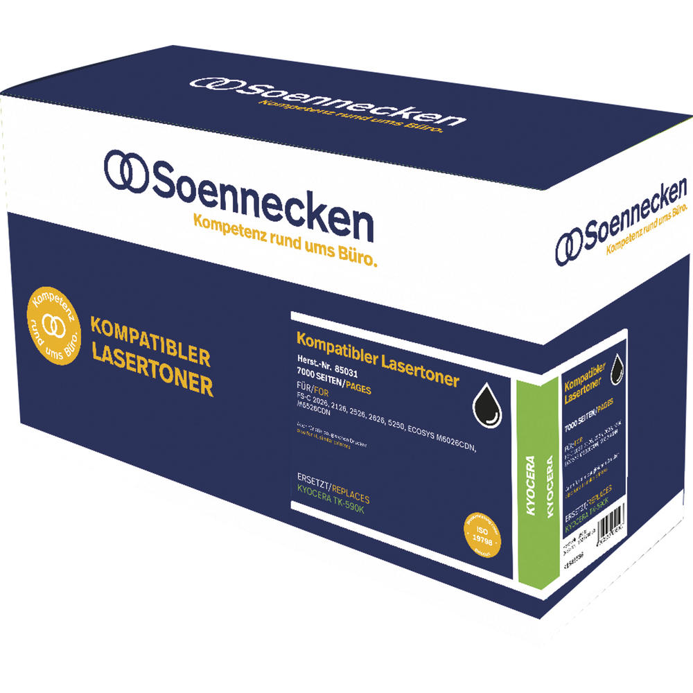 Soennecken Toner 85031 wie Kyocera TK590K schwarz