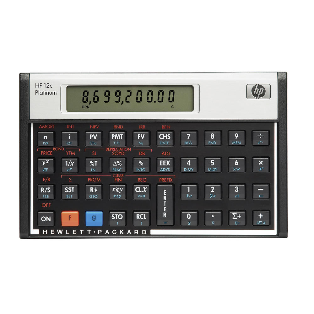 HP Taschenrechner HP 12 C Platinum F2231AA