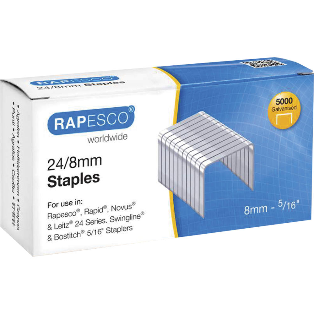 Rapesco Heftklammern S24807Z3 24/8mm 5.000