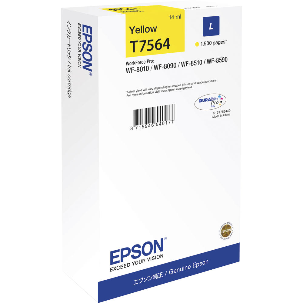 Epson Tintenpatrone C13T756440 T7564 1.500Seiten