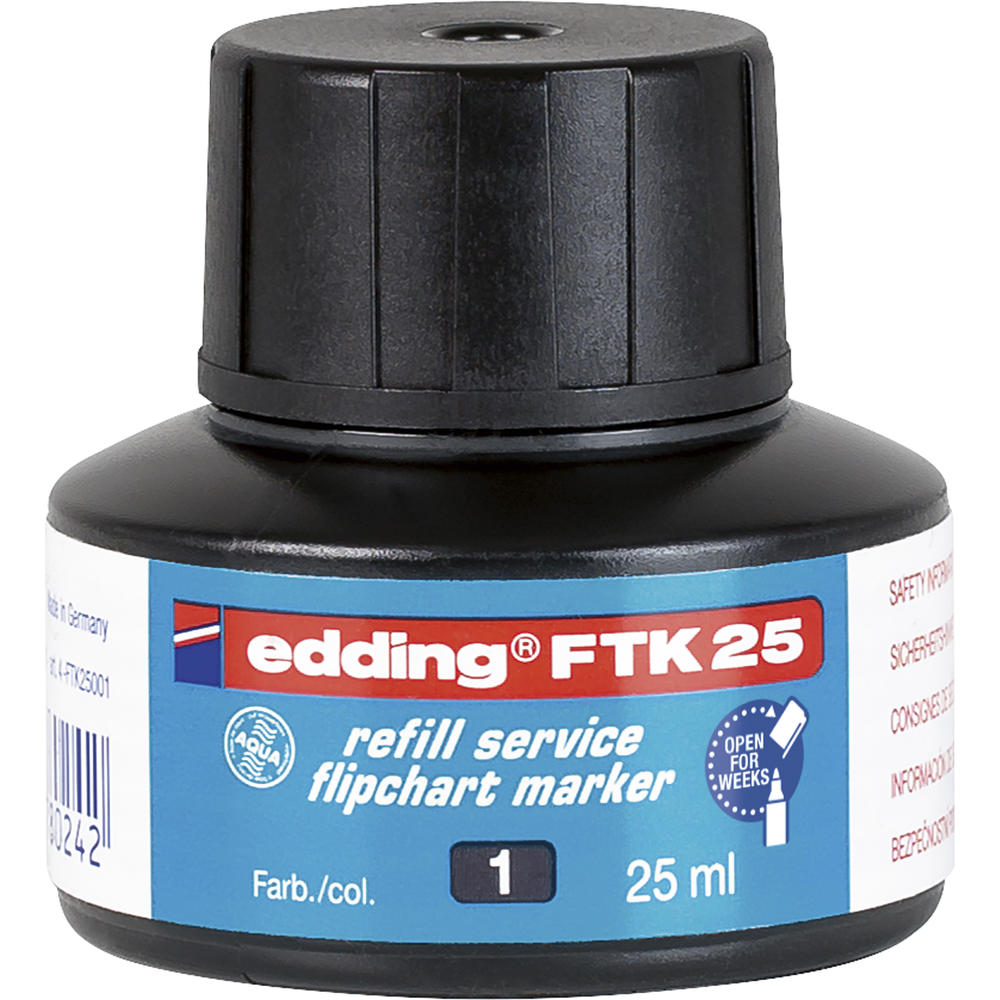 edding Nachfülltusche 4-FTK25001 25ml schwarz