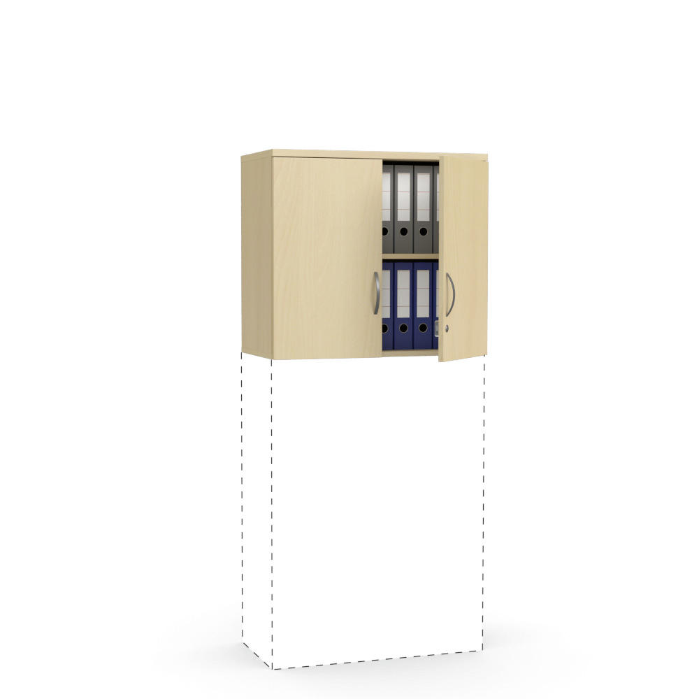 Flügeltüren-Aufsatzschrank MULTI MODUL | Buchedekor | 800